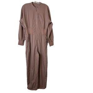 Sweaty Betty Refine Rib Jumpsuit Chateau Pink Women's Sz M NWT Sleek Modern Yoga